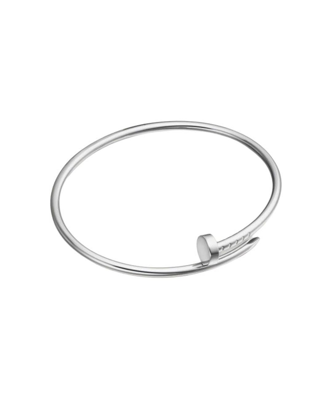 CARTIER Серебрянный браслет из белого золота, фото 1