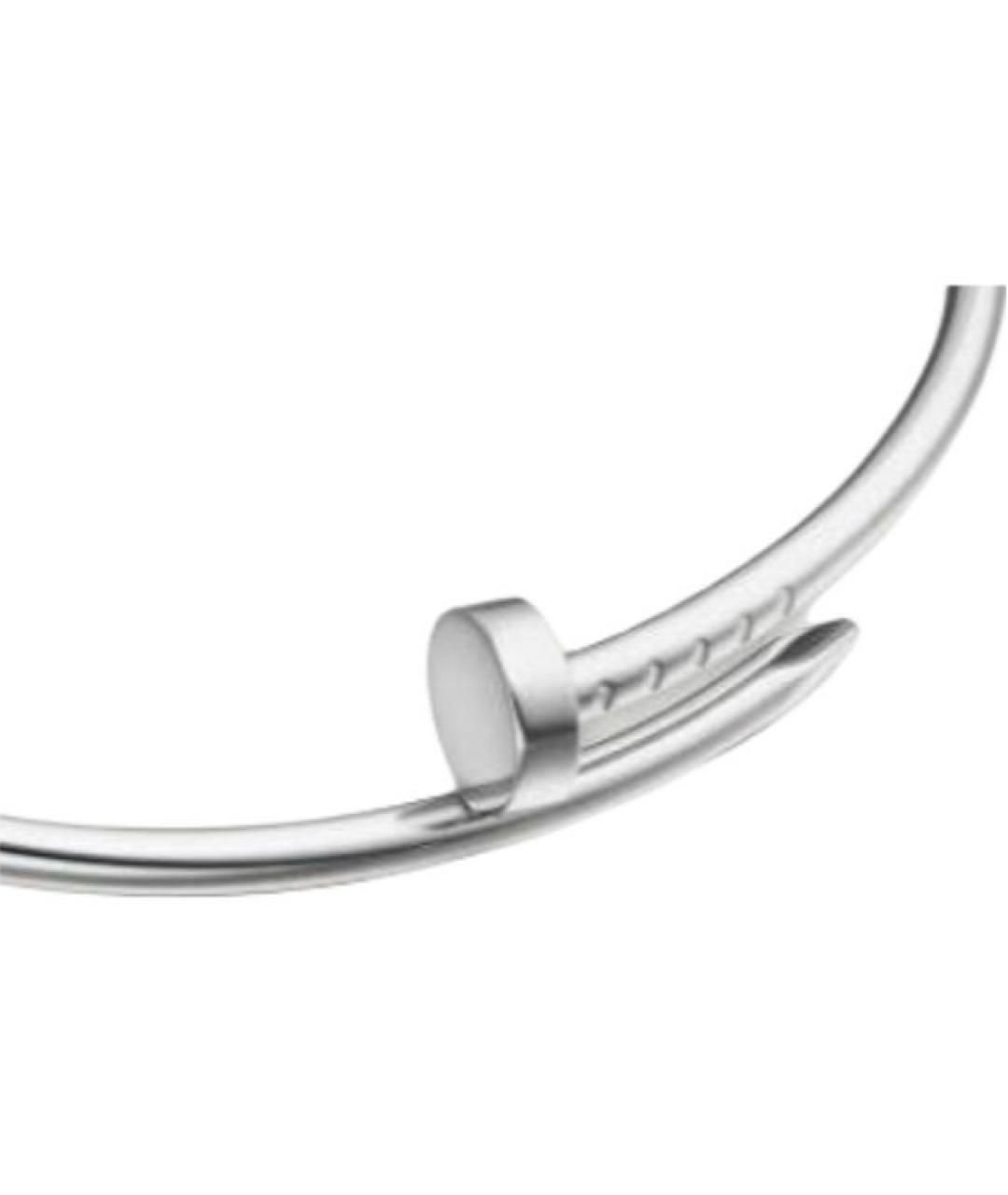 CARTIER Серебрянный браслет из белого золота, фото 4