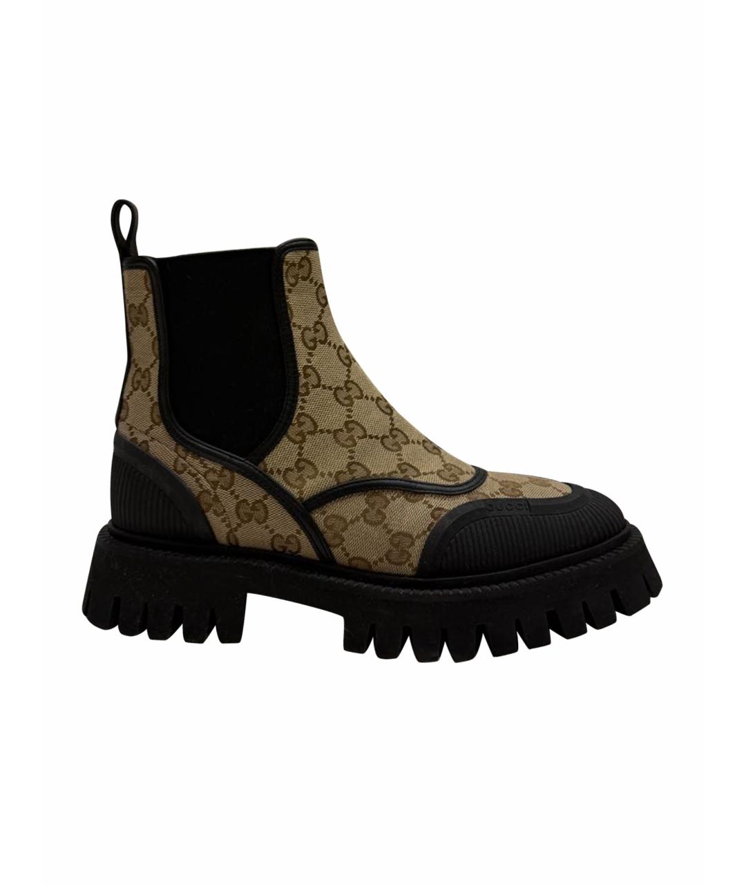 GUCCI Бежевые полусапоги, фото 1