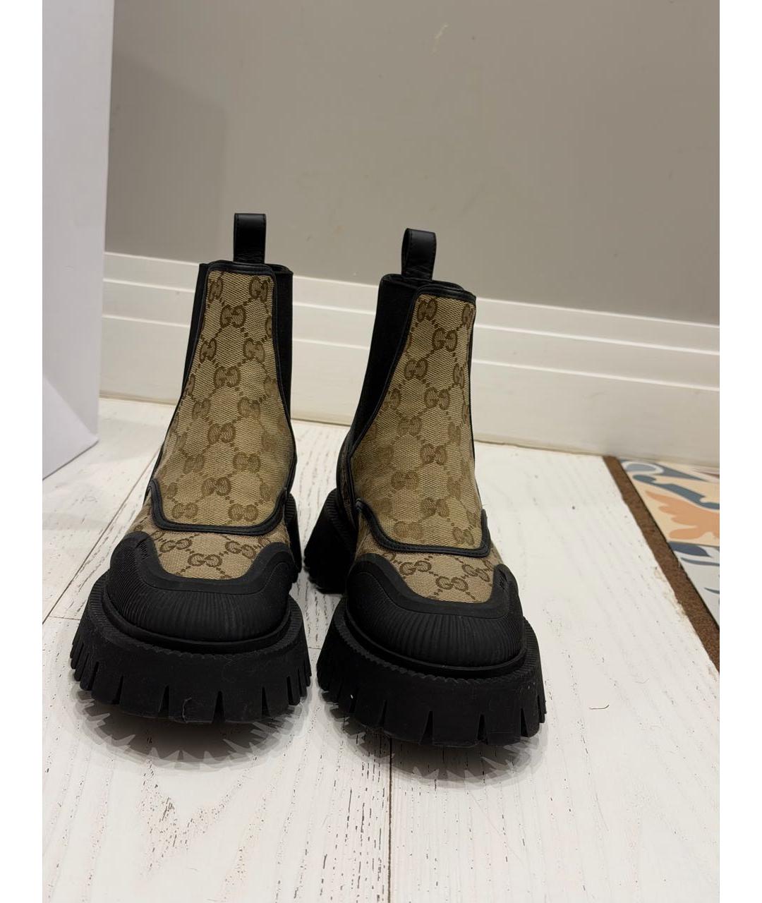 GUCCI Бежевые полусапоги, фото 2