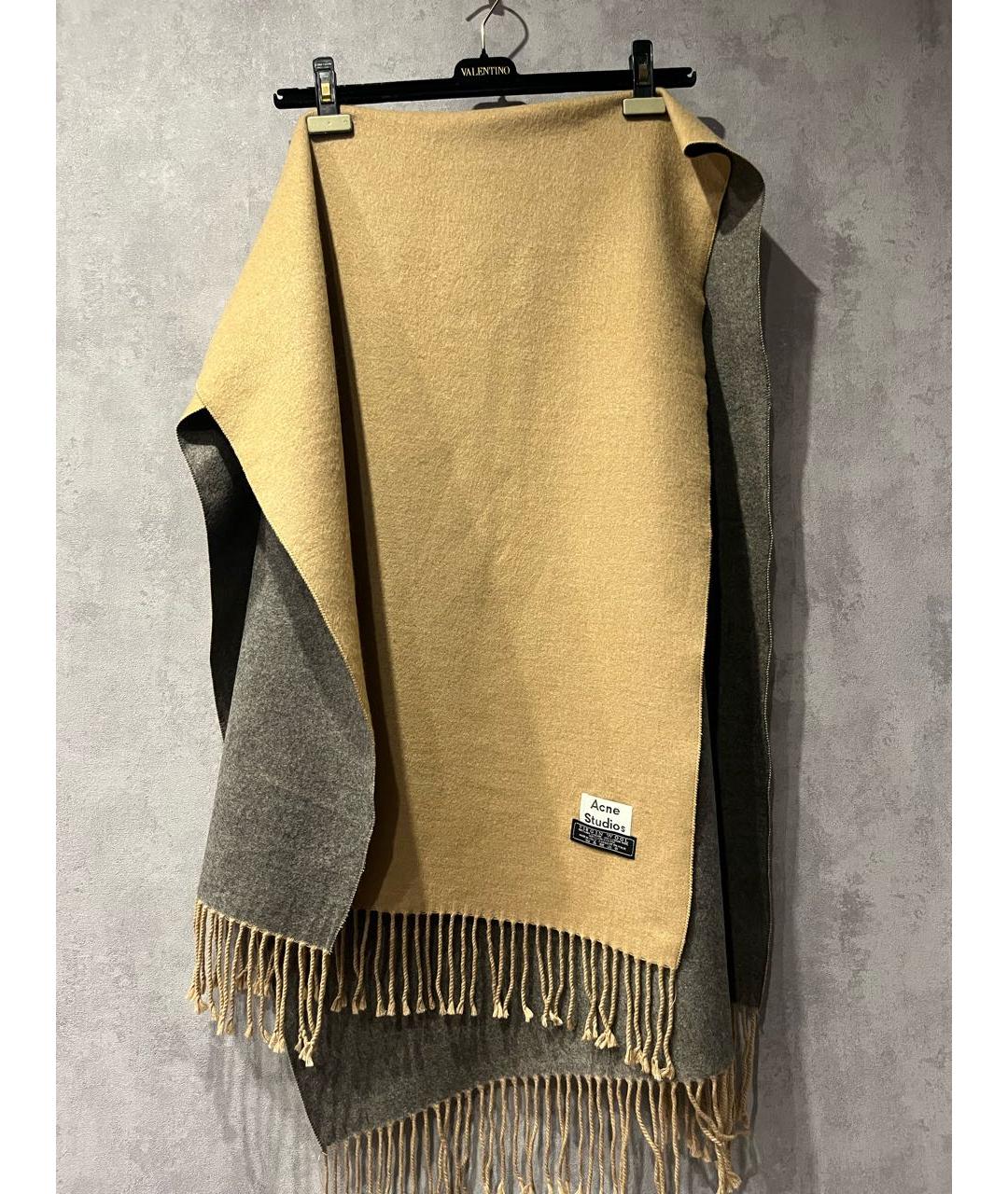 ACNE STUDIOS Мульти шерстяной шарф, фото 5