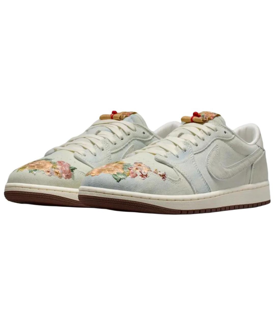 JORDAN Белые замшевые кеды, фото 3