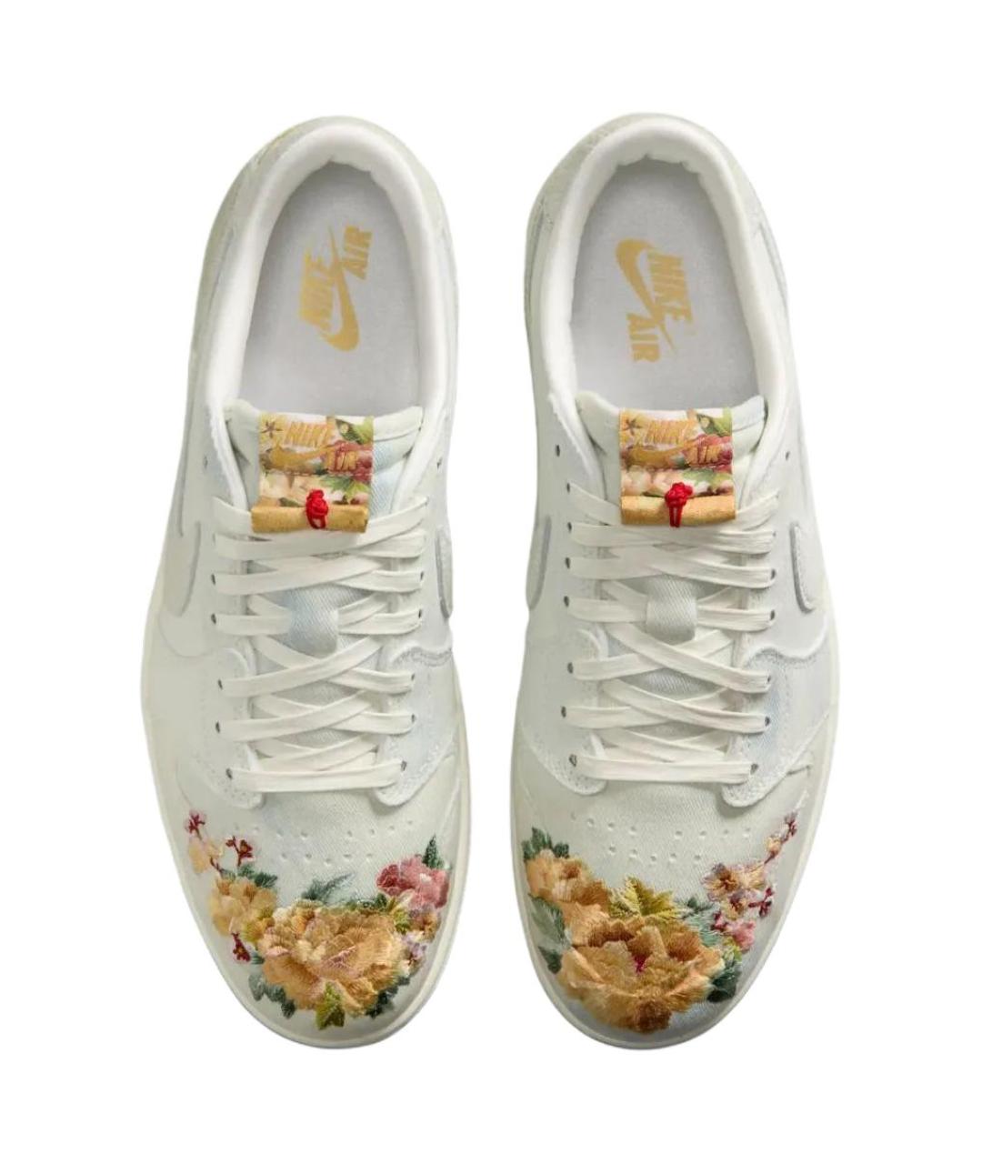 JORDAN Белые замшевые кеды, фото 4