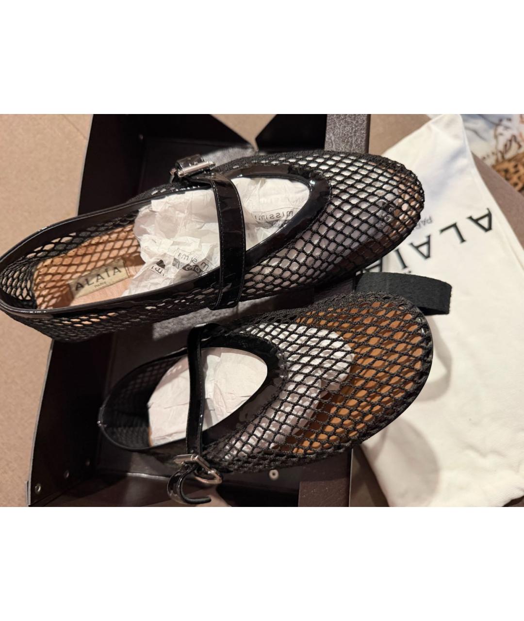 ALAIA Черные балетки, фото 4