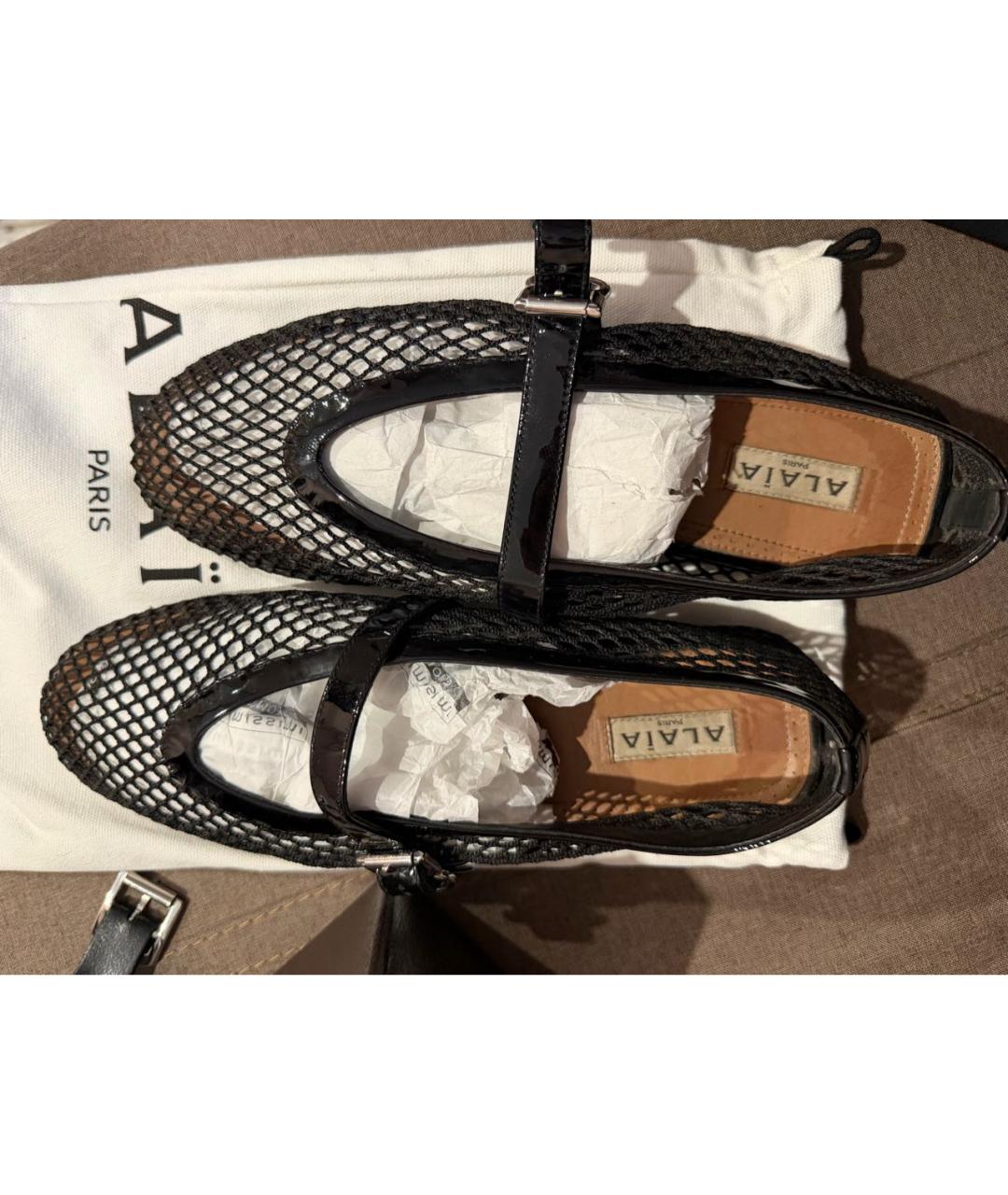 ALAIA Черные балетки, фото 2