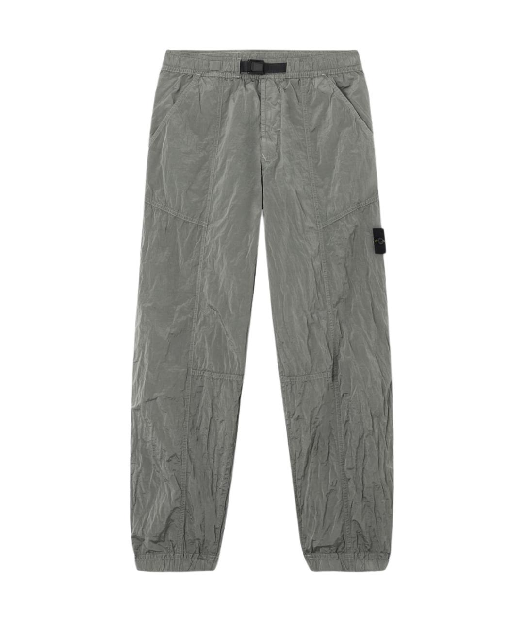 STONE ISLAND Зеленые повседневные брюки, фото 1