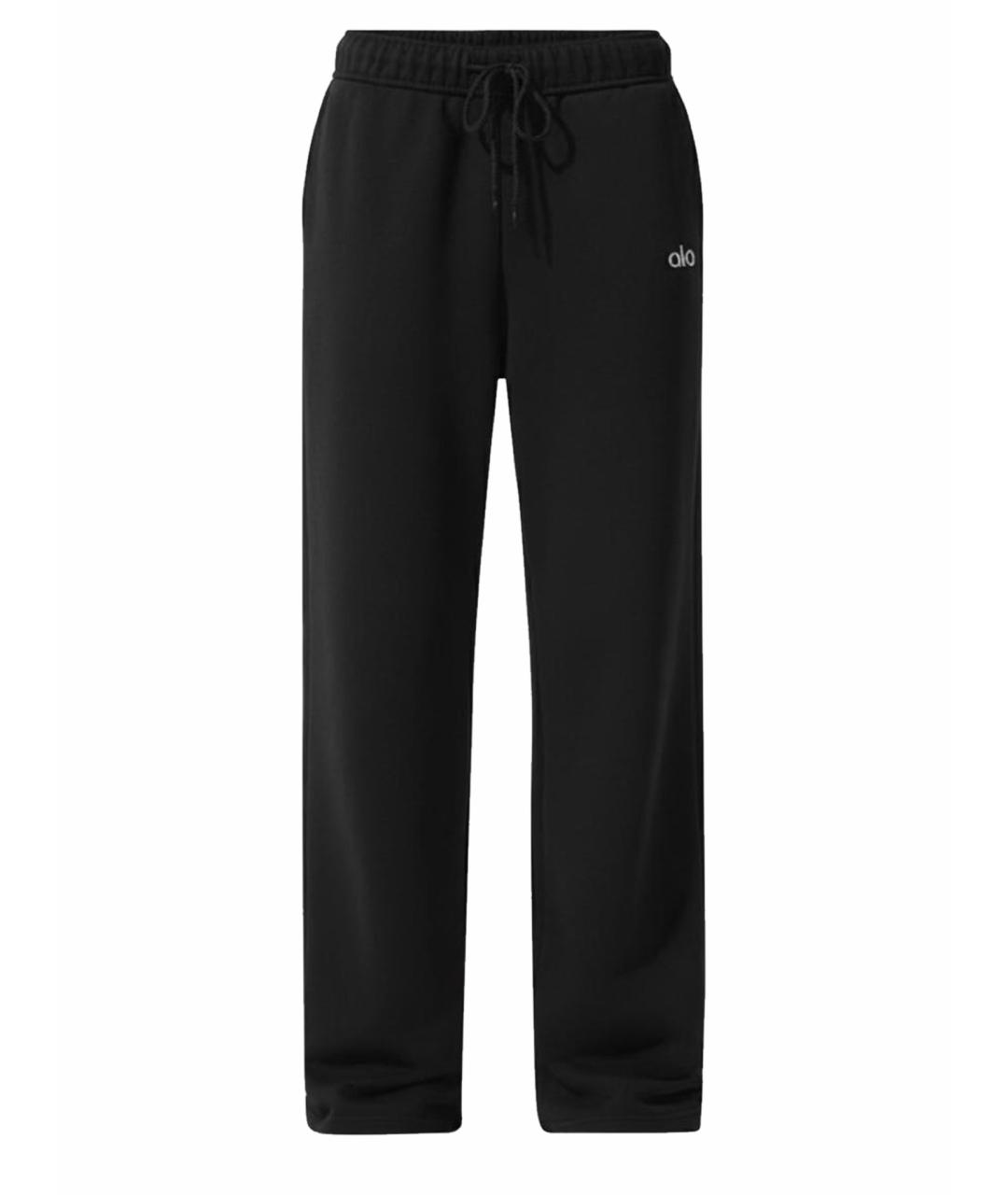 ALO YOGA Черные хлопковые спортивные брюки и шорты, фото 1