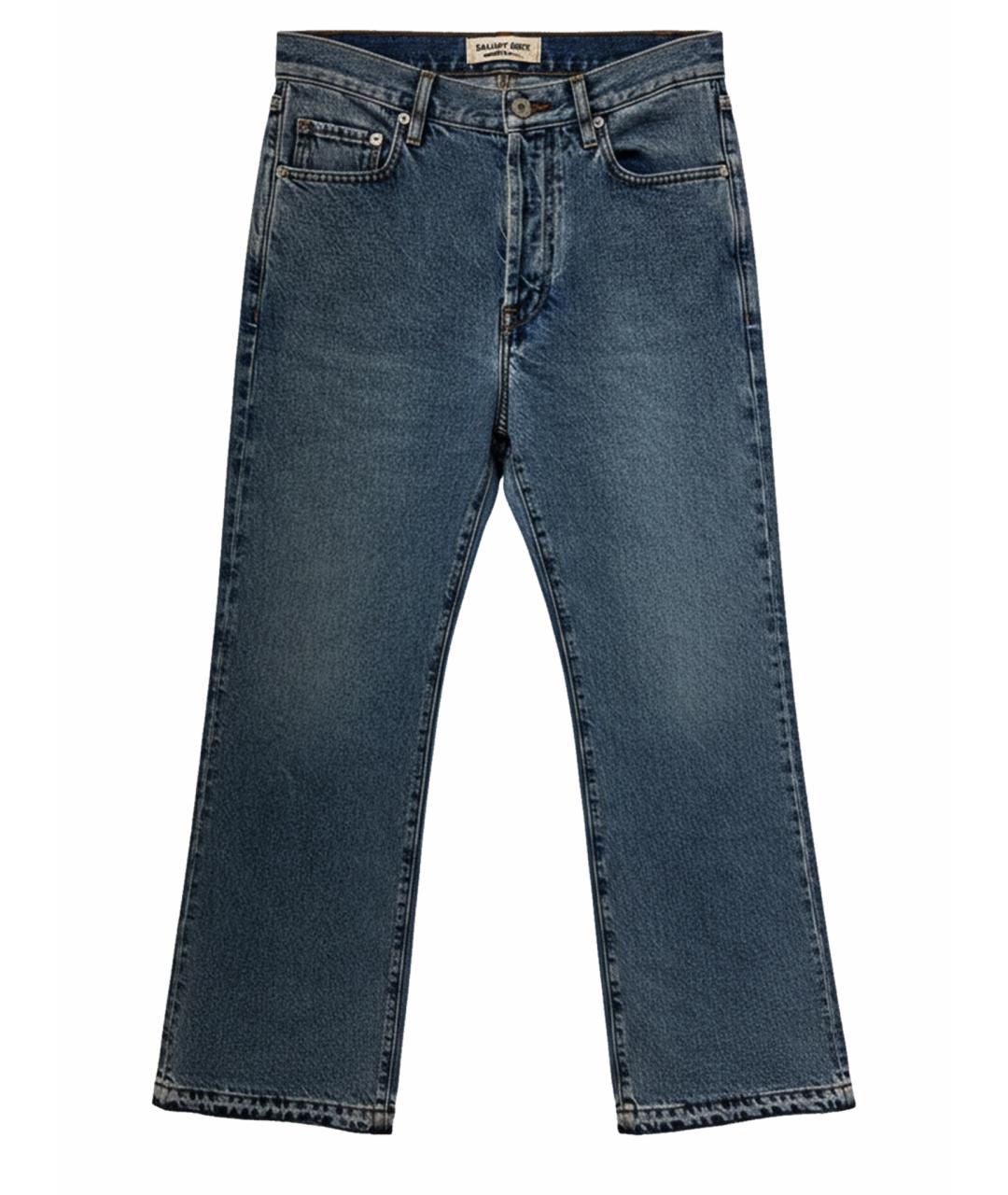 Gallery Dept Синие хлопковые прямые джинсы, фото 1