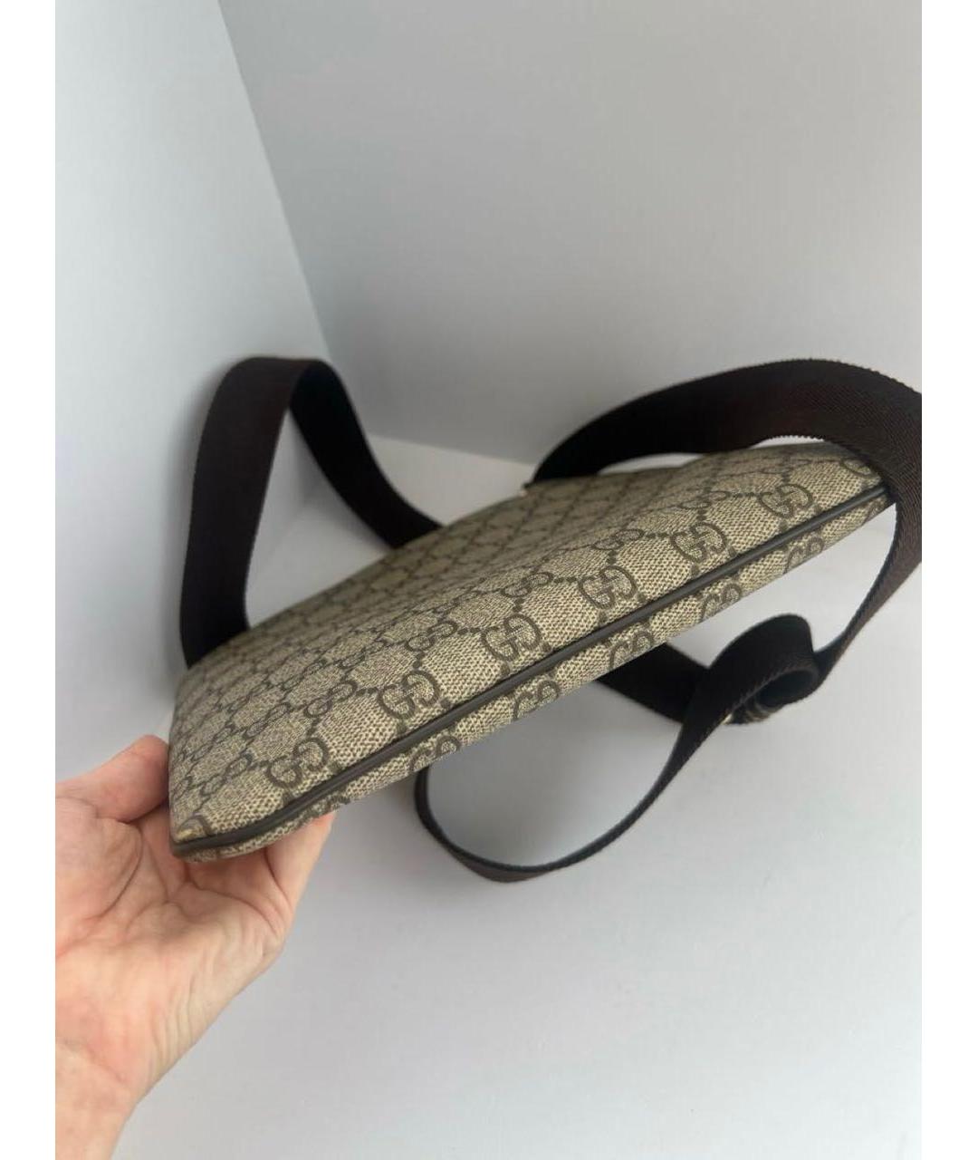 GUCCI Коричневая сумка на плечо, фото 6