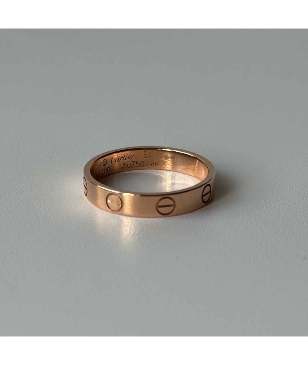CARTIER Золотое кольцо из розового золота, фото 4
