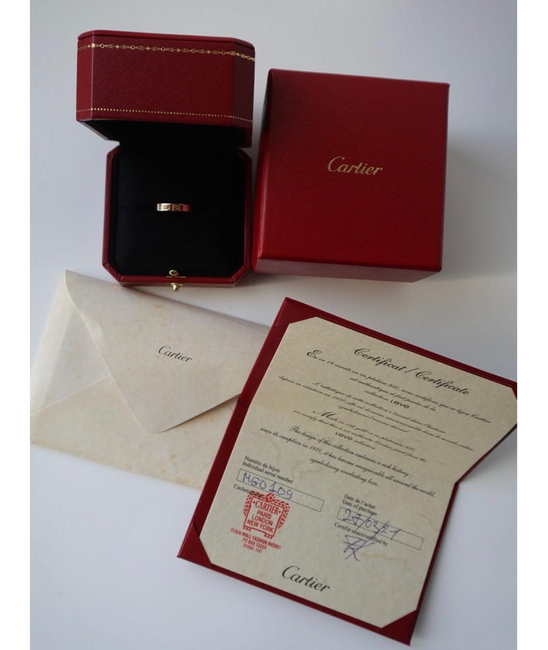 CARTIER Золотое кольцо из розового золота, фото 7