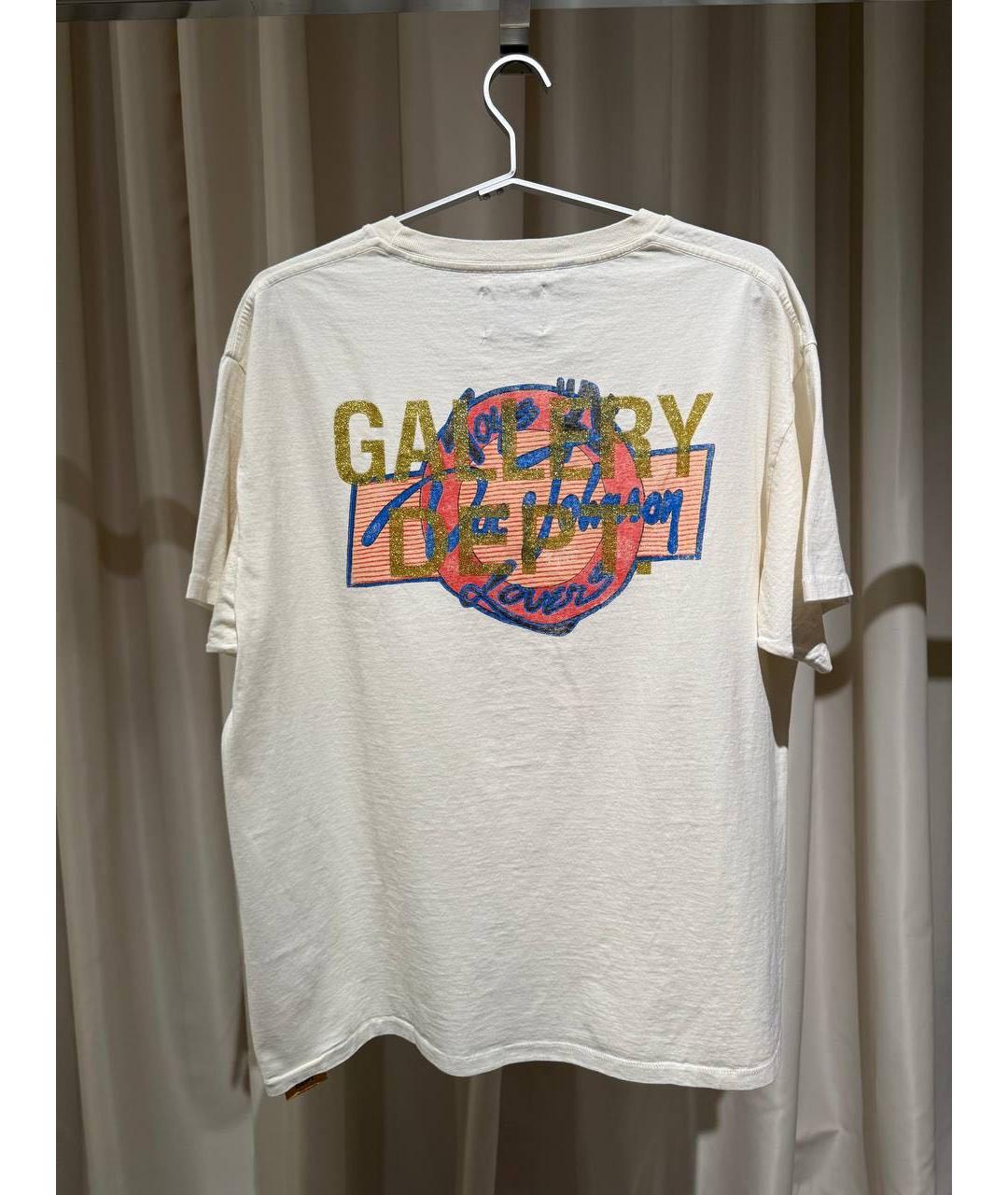 Gallery Dept Белая хлопковая футболка, фото 2