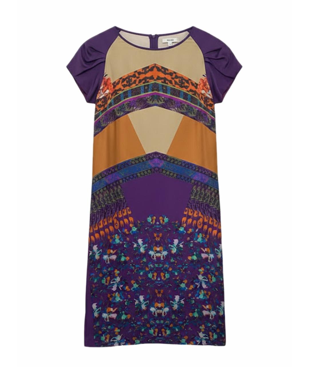 ETRO Мульти шелковое коктейльное платье, фото 1