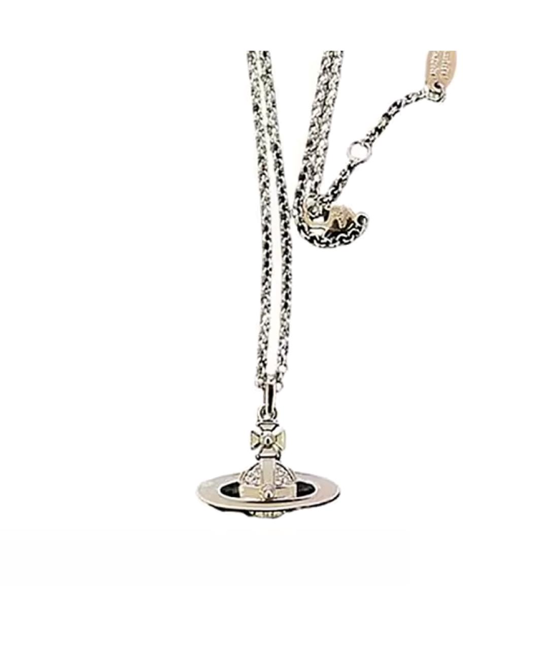 VIVIENNE WESTWOOD Серебряная металлическая подвеска, фото 3