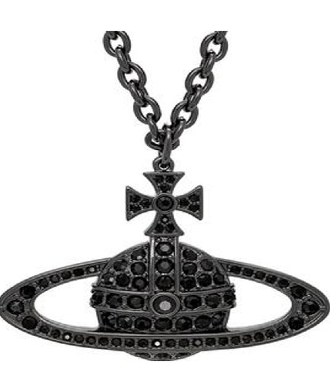 VIVIENNE WESTWOOD Черная цепочка/подвеска, фото 2