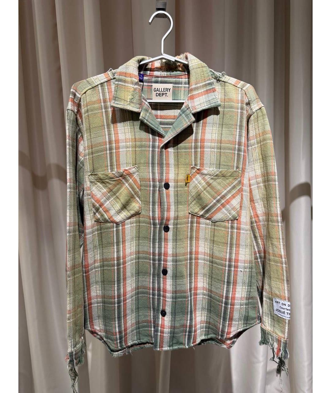 Gallery Dept Зеленая кэжуал рубашка, фото 3
