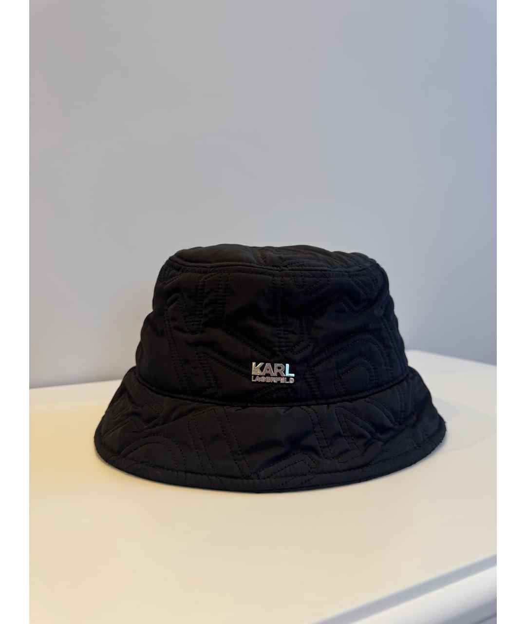 KARL LAGERFELD Черная синтетическая шляпа, фото 5