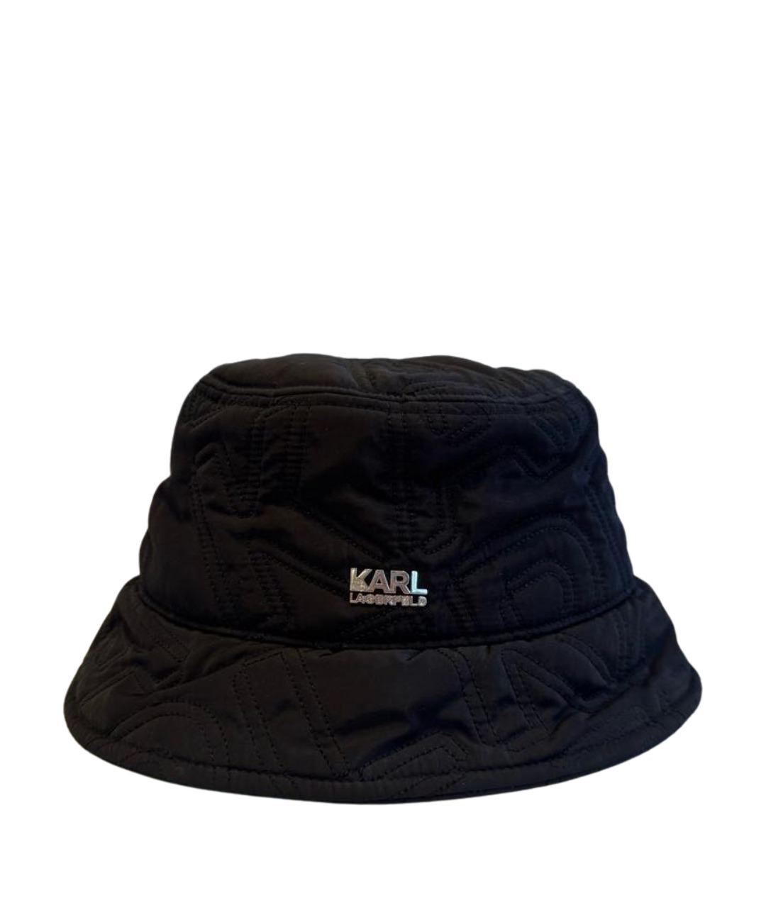 KARL LAGERFELD Черная синтетическая шляпа, фото 1