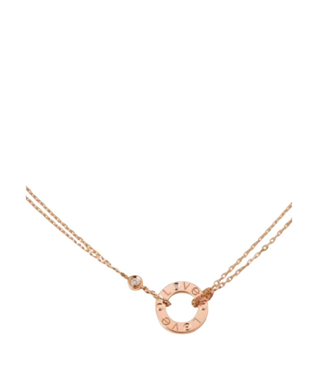 CARTIER Золотая подвеска из розового золота, фото 1