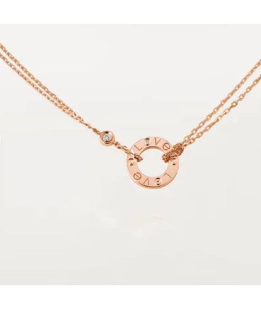 CARTIER Золотая подвеска из розового золота, фото 4