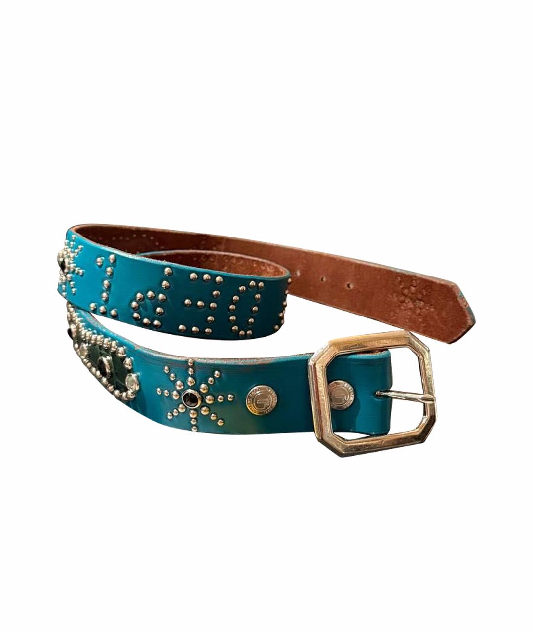 Gallery Dept Бирюзовый кожаный ремень, фото 1