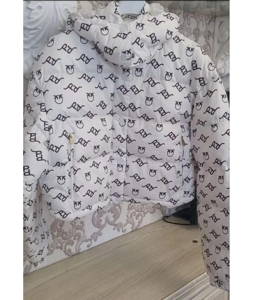 PINKO Белая полиэстеровая куртка, фото 5