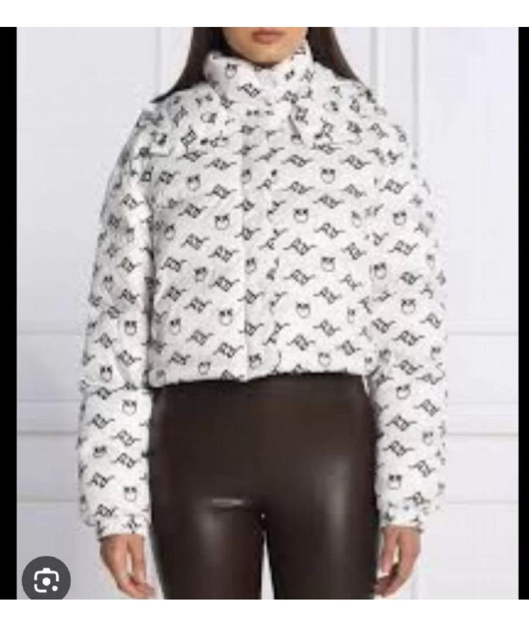 PINKO Белая полиэстеровая куртка, фото 4