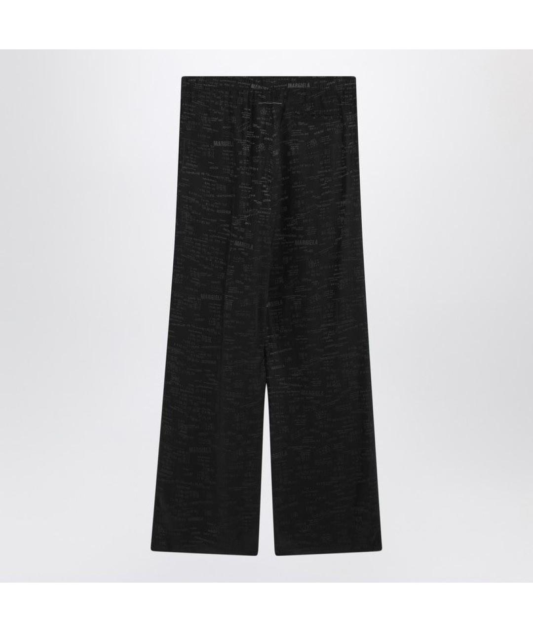 MM6 MAISON MARGIELA Серые ацетатные прямые брюки, фото 2