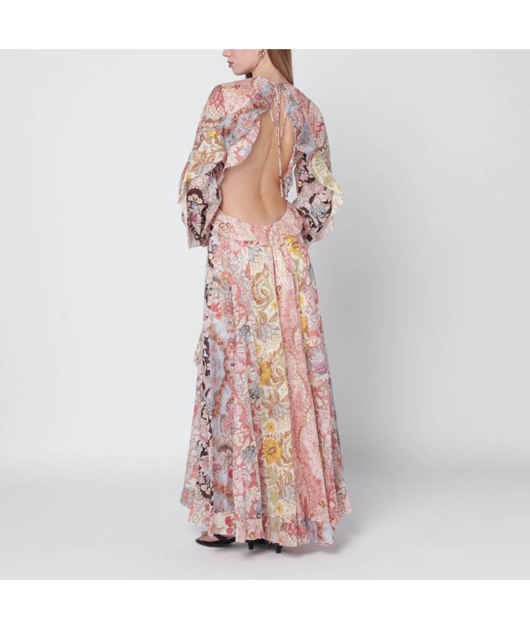 ZIMMERMANN Мульти хлопковое повседневное платье, фото 4
