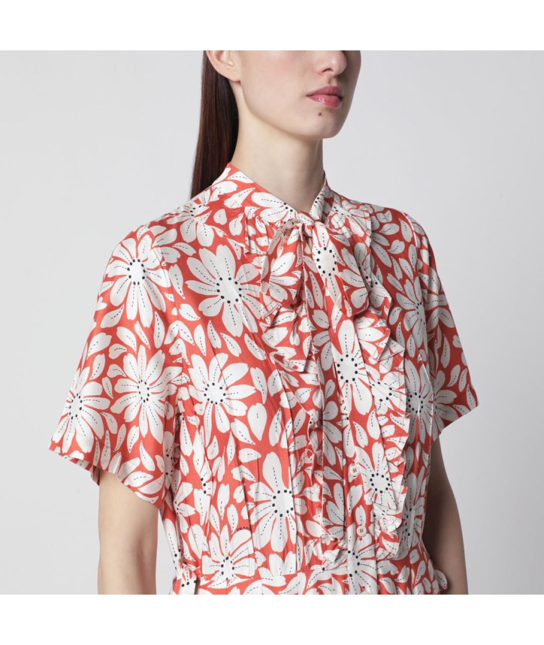 PRADA Мульти вискозное повседневное платье, фото 6