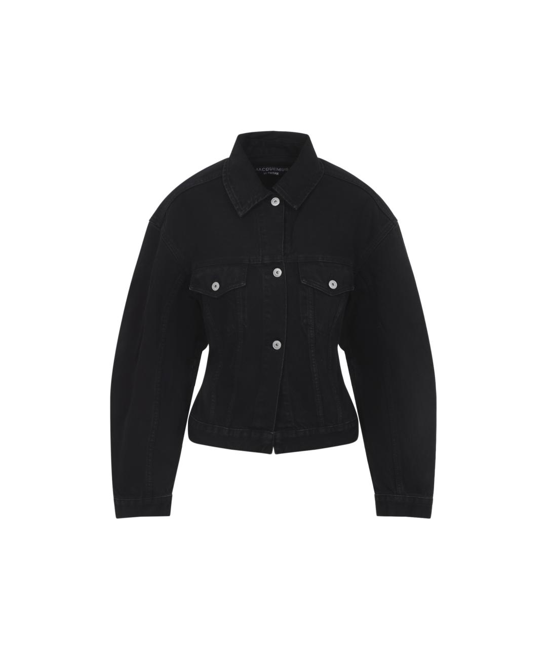 JACQUEMUS Черная хлопковая куртка, фото 1