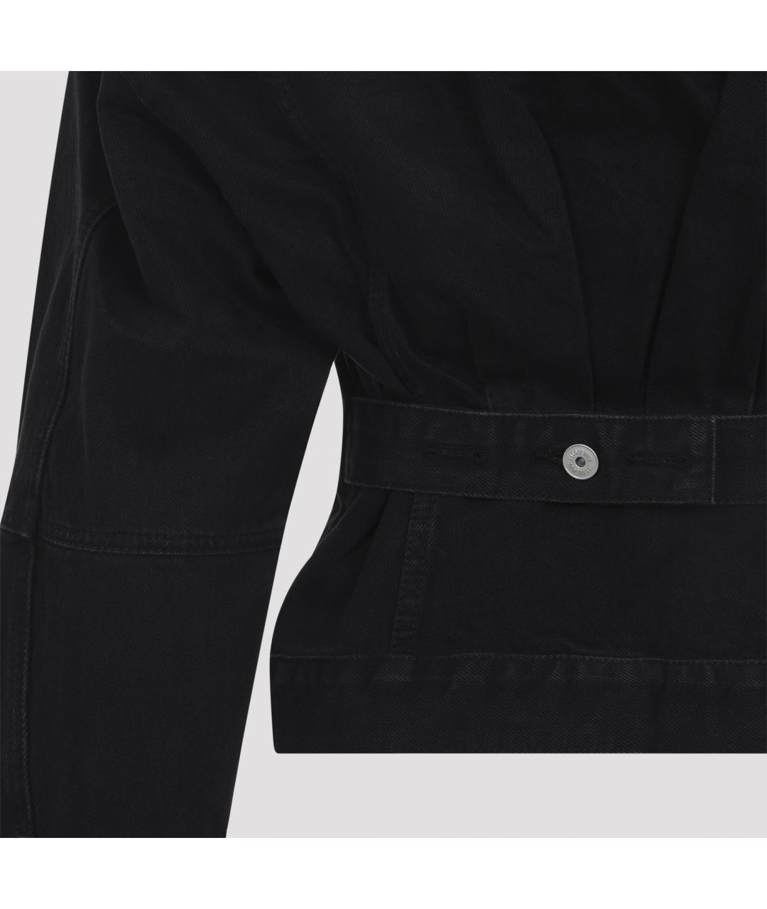 JACQUEMUS Черная хлопковая куртка, фото 5