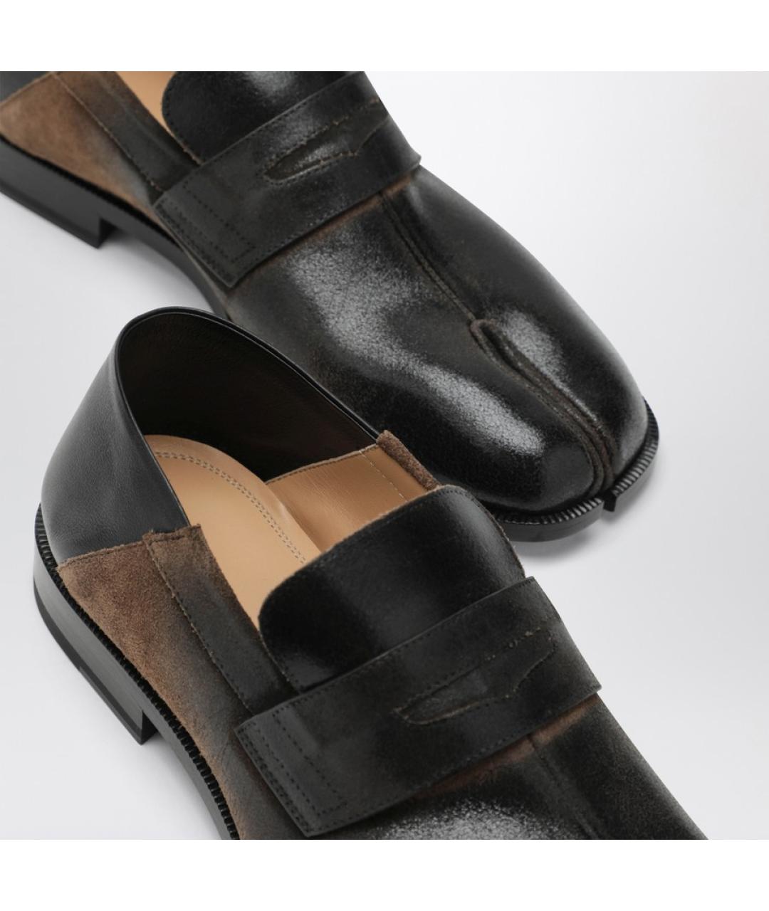 MAISON MARGIELA Коричневые кожаные лоферы, фото 5