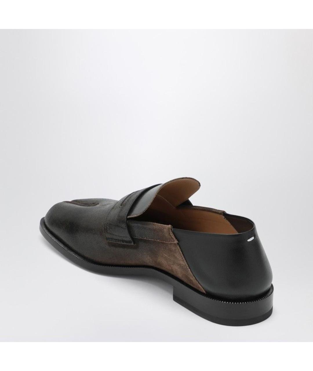 MAISON MARGIELA Коричневые кожаные лоферы, фото 3