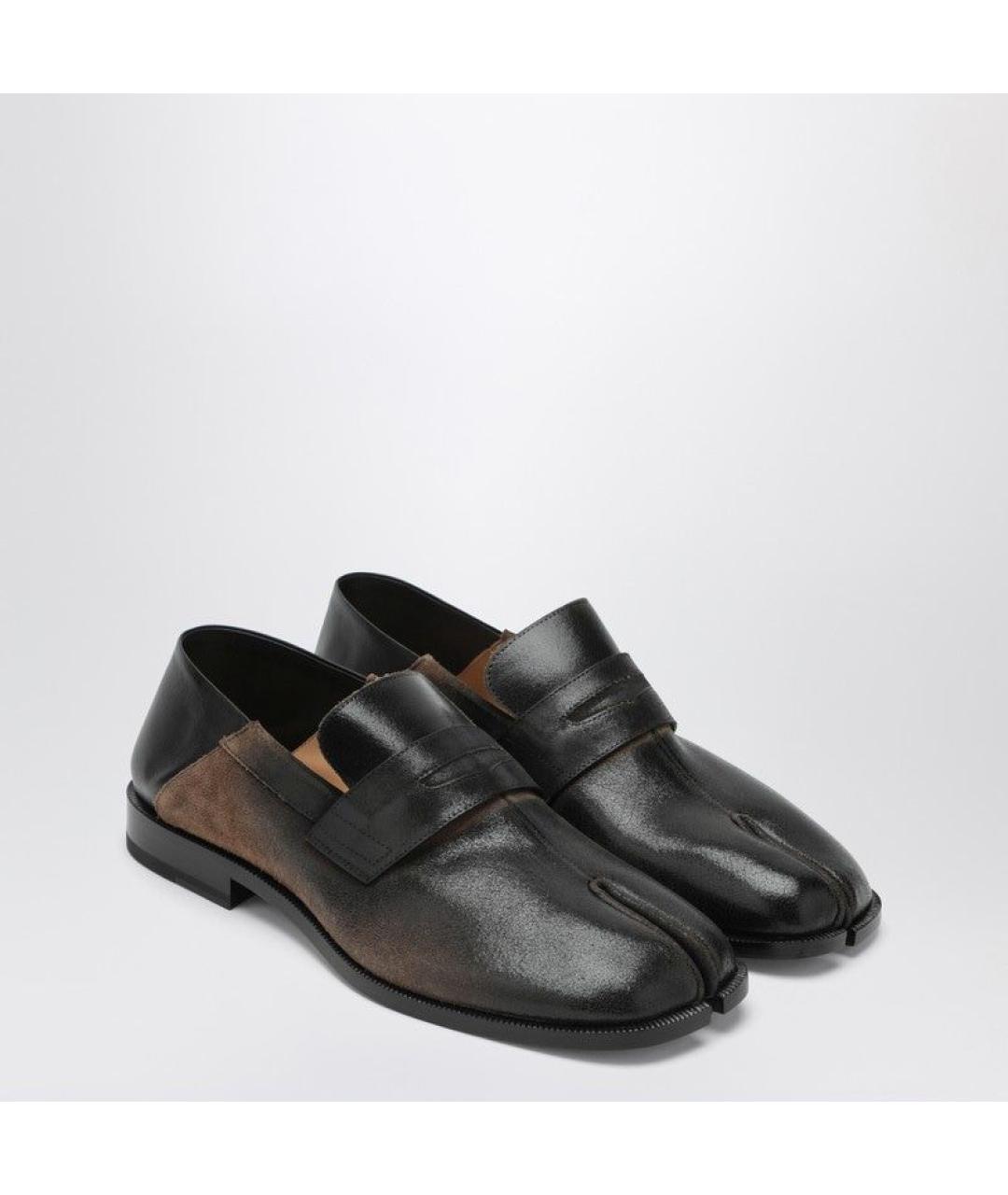 MAISON MARGIELA Коричневые кожаные лоферы, фото 2