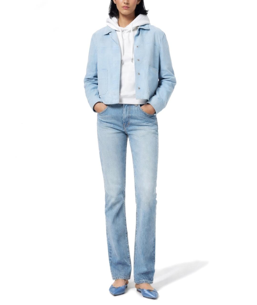 TOM FORD Синие хлопковые прямые джинсы, фото 3