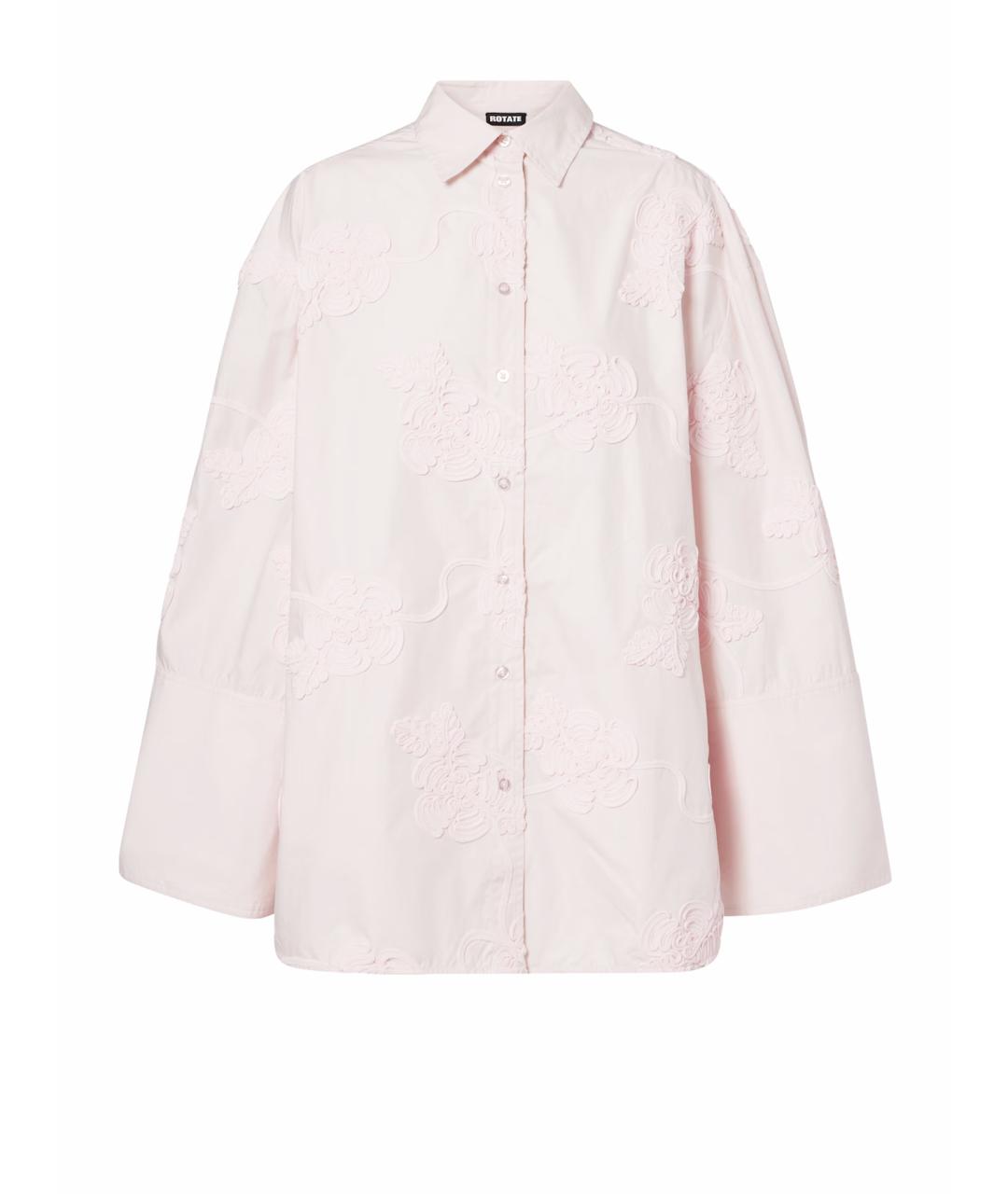 ROTATE Розовая хлопковая рубашка, фото 1