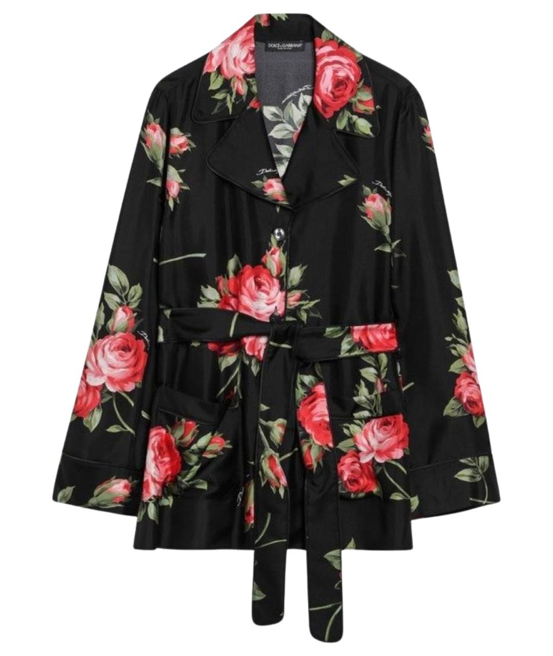 DOLCE&GABBANA Мульти шелковая блузы, фото 1