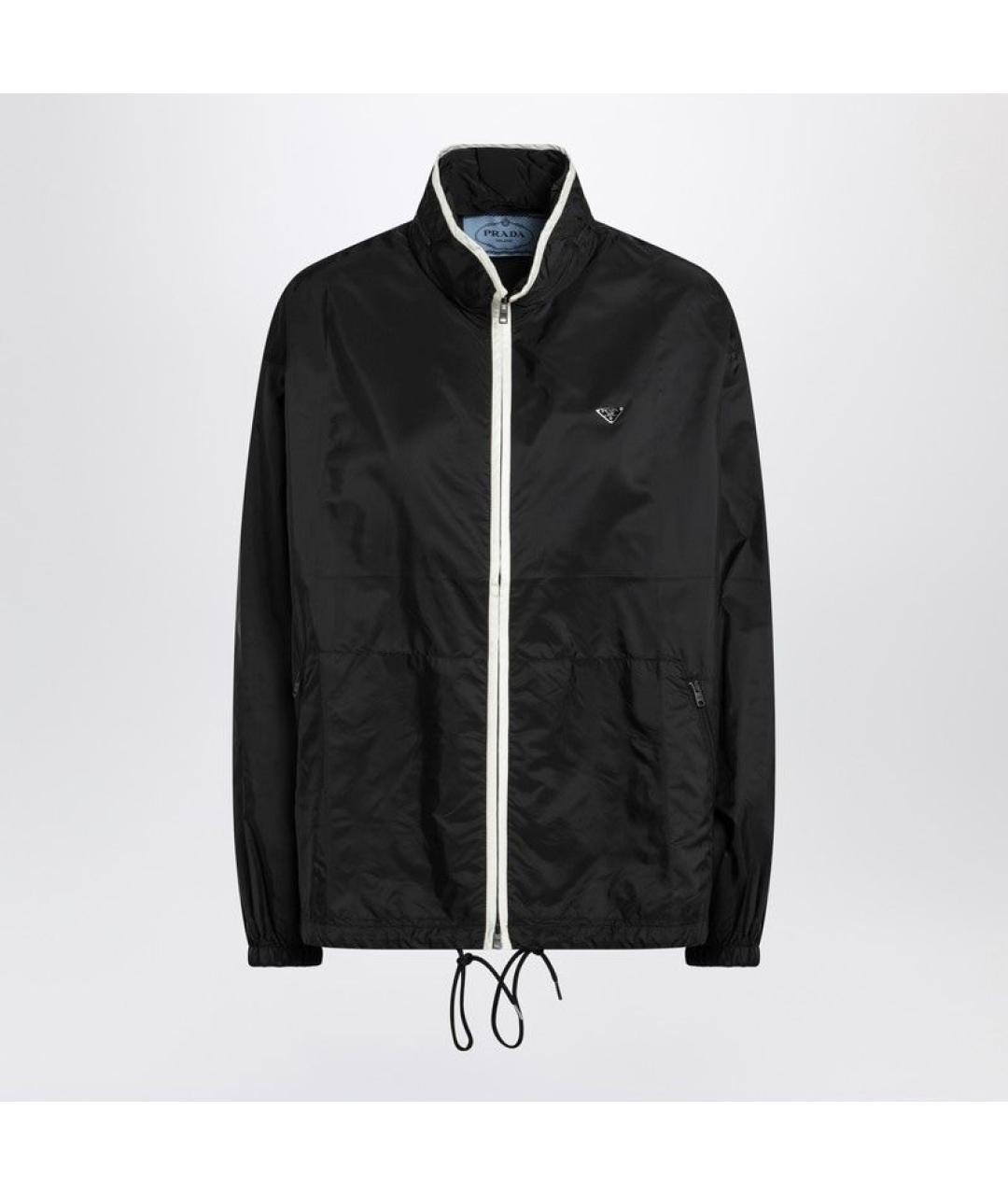 PRADA Черная полиамидовая куртка, фото 7