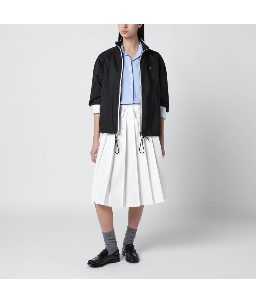 PRADA Черная полиамидовая куртка, фото 4
