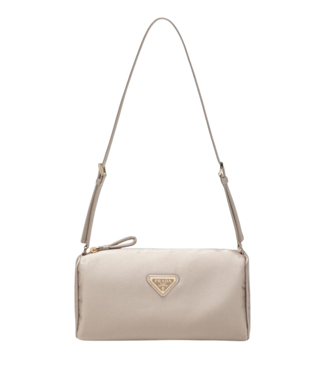 PRADA Розовая тканевая сумка через плечо, фото 1