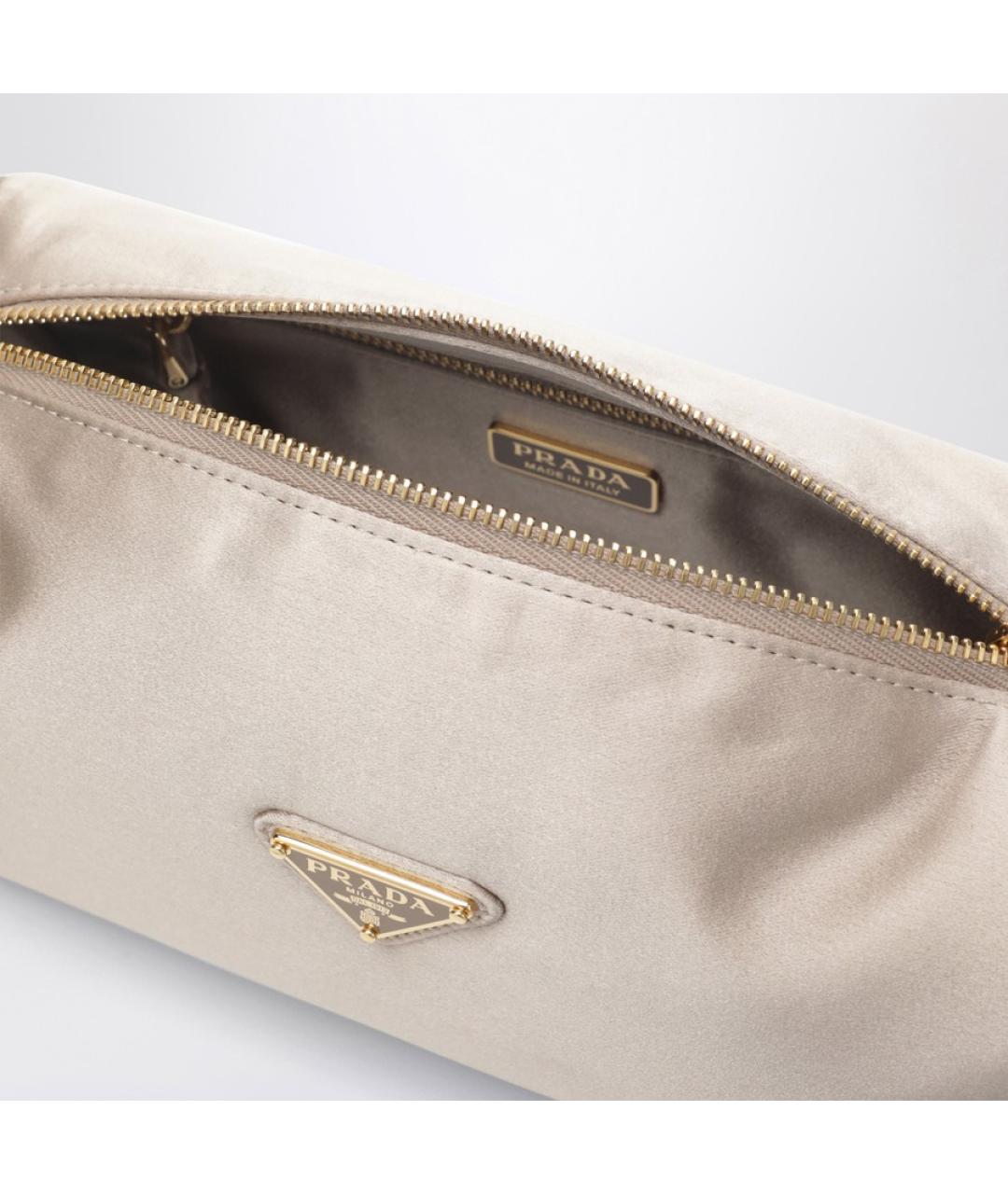 PRADA Розовая тканевая сумка через плечо, фото 4