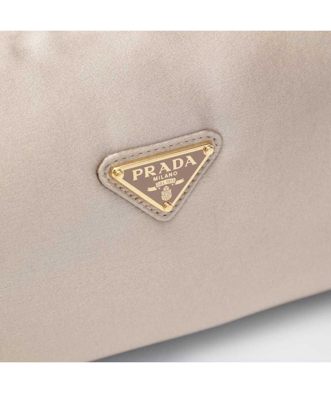 PRADA Розовая тканевая сумка через плечо, фото 5