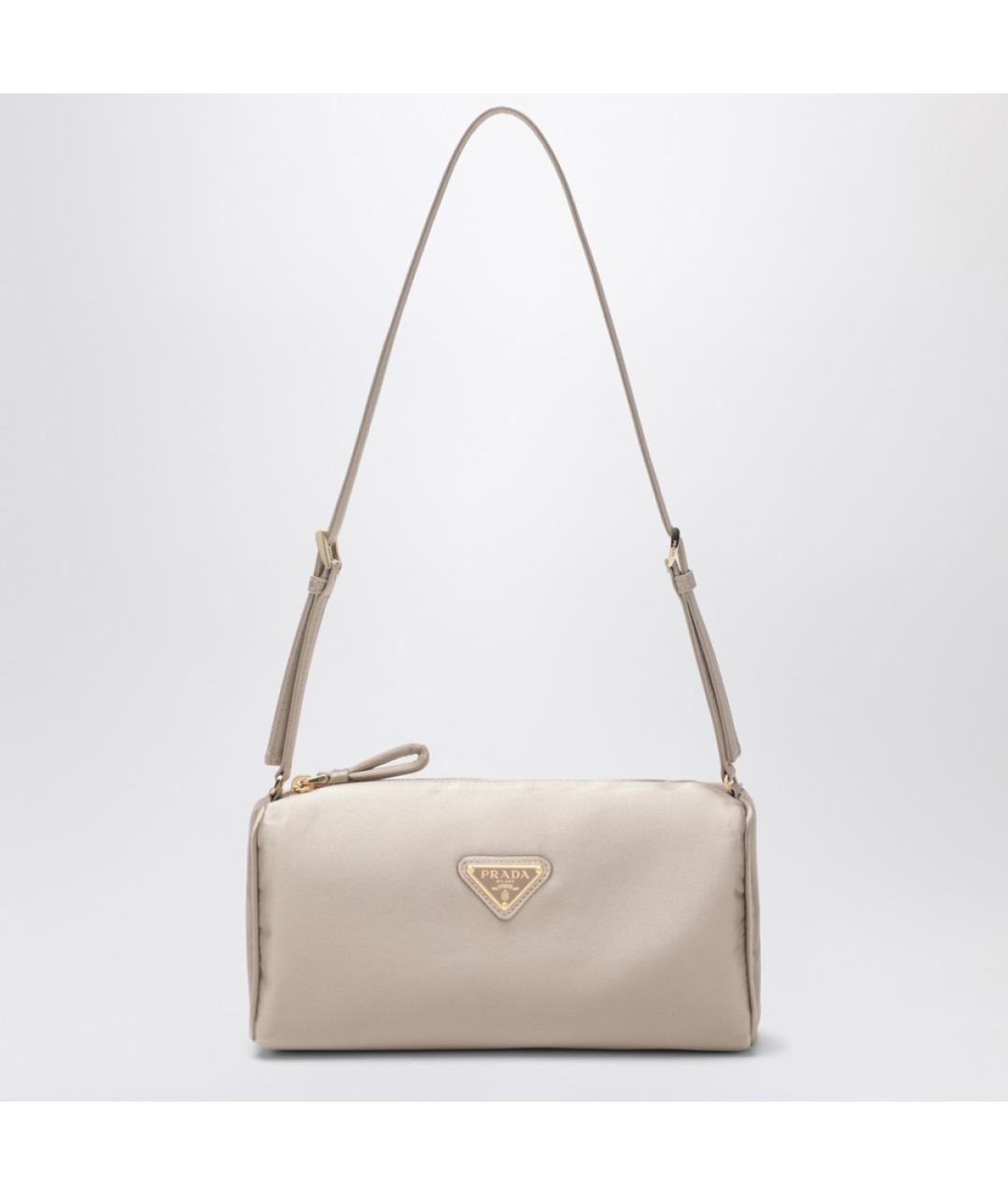 PRADA Розовая тканевая сумка через плечо, фото 6