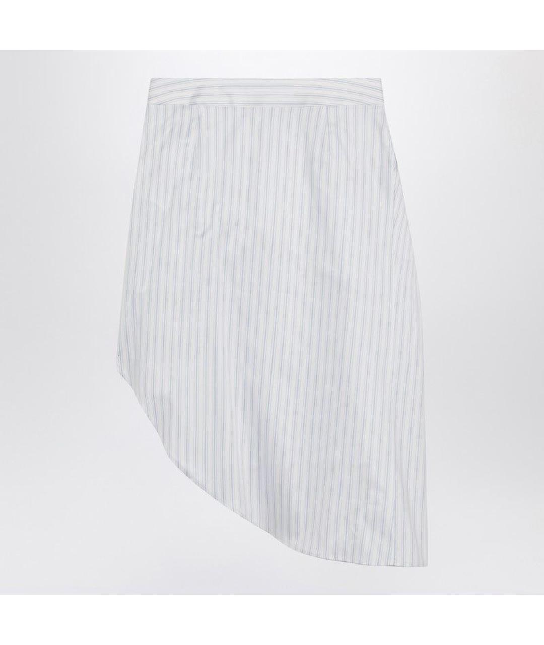 J.W.ANDERSON Белая хлопковая юбка мини, фото 2