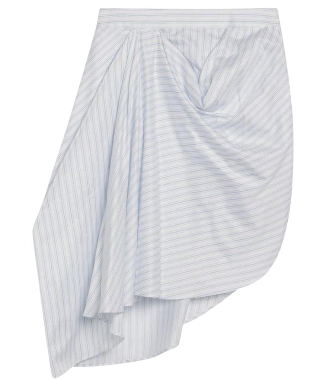 J.W.ANDERSON Белая хлопковая юбка мини, фото 1