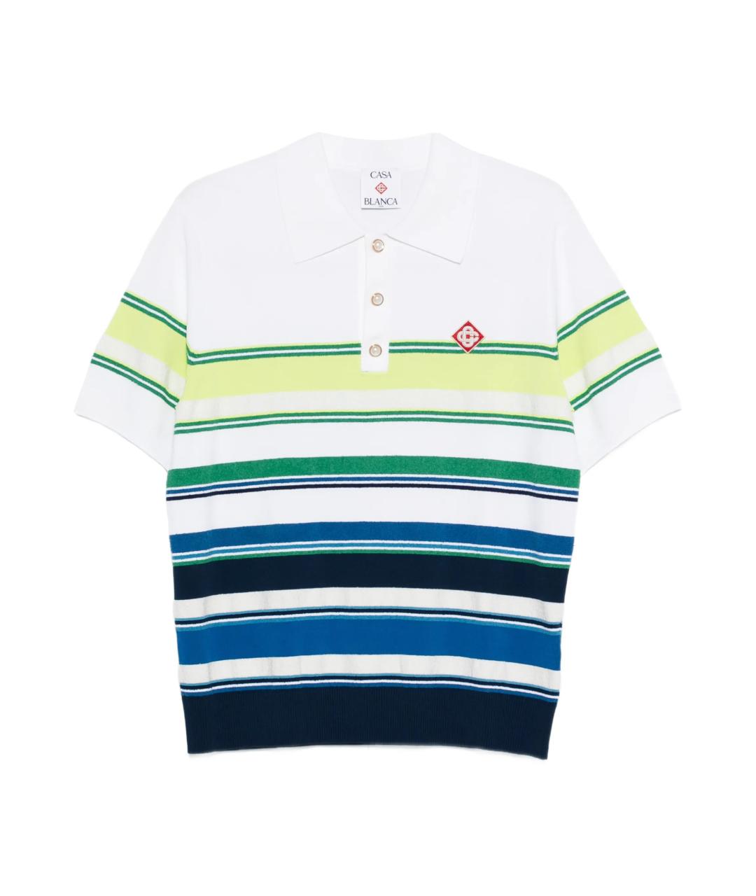 CASABLANCA Мульти вискозное поло с коротким рукавом, фото 1