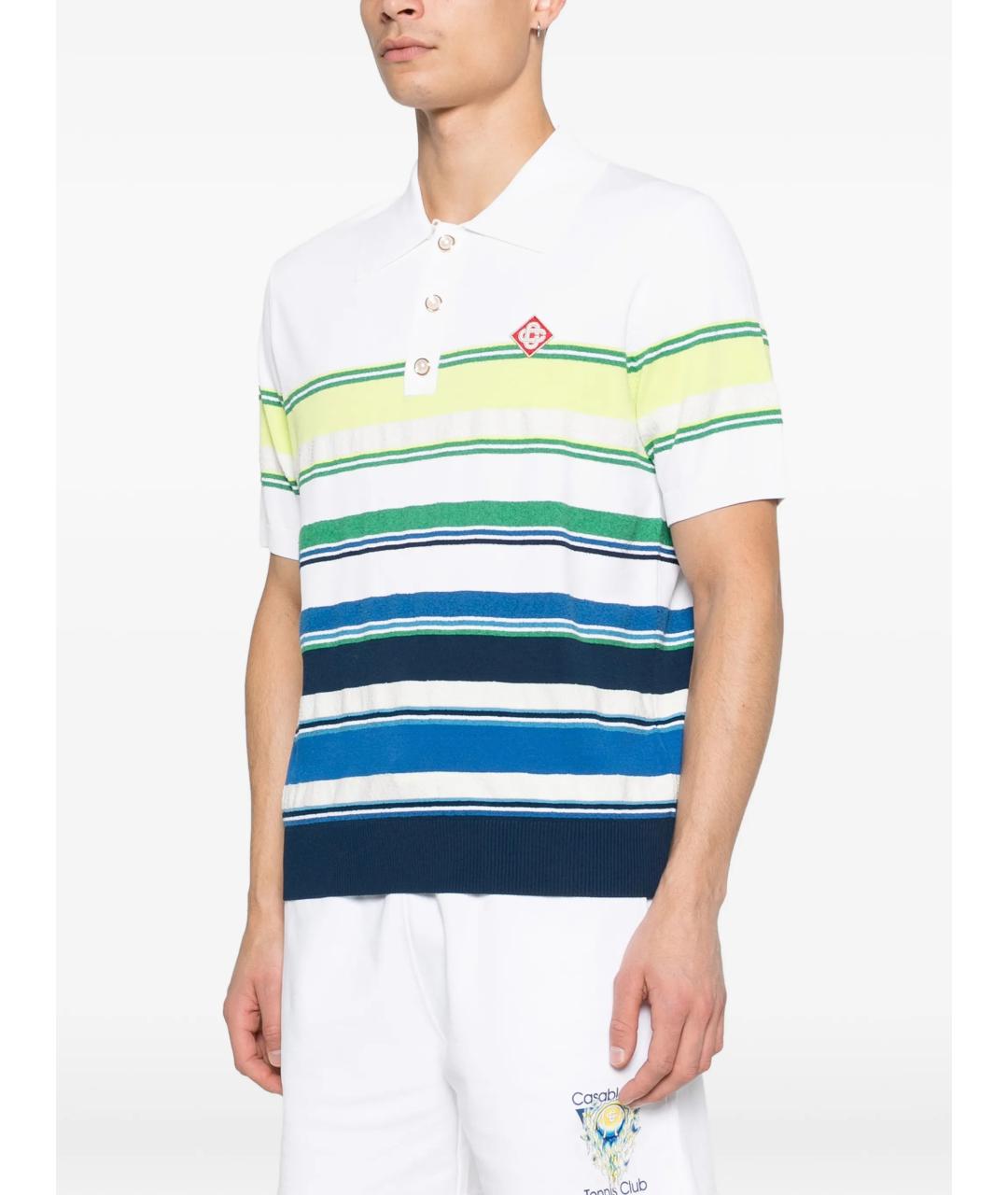 CASABLANCA Мульти вискозное поло с коротким рукавом, фото 3