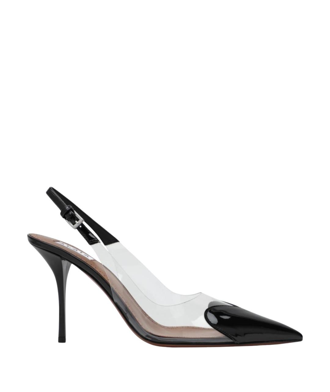 ALAIA Черные кожаные туфли, фото 1