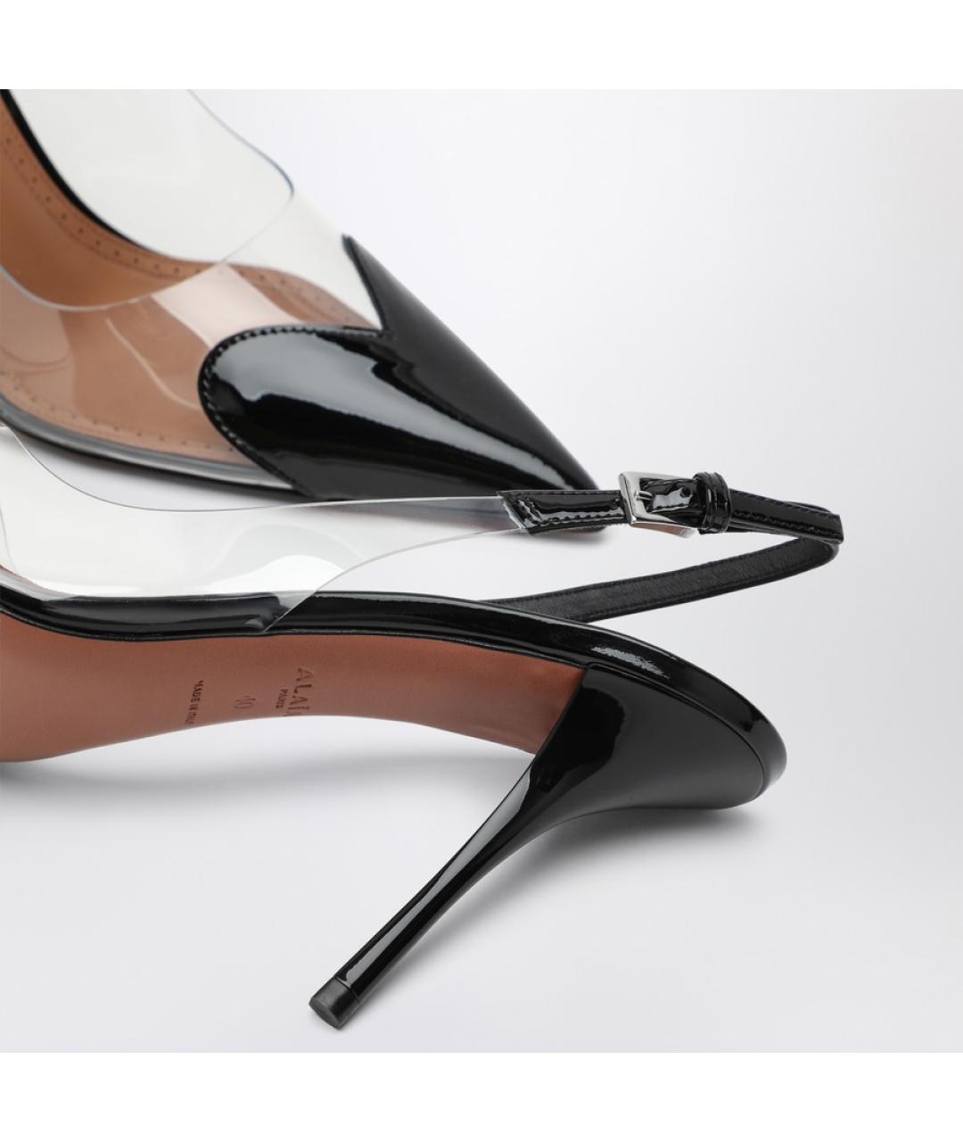 ALAIA Черные кожаные туфли, фото 5